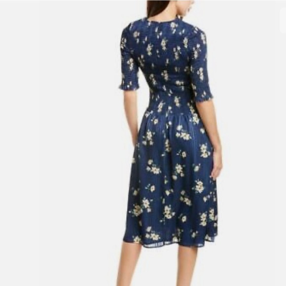 Ali & Jay Women's Barnsdall Midi Dress Blue Floral  MSRP $168 - Picture 2 of 11